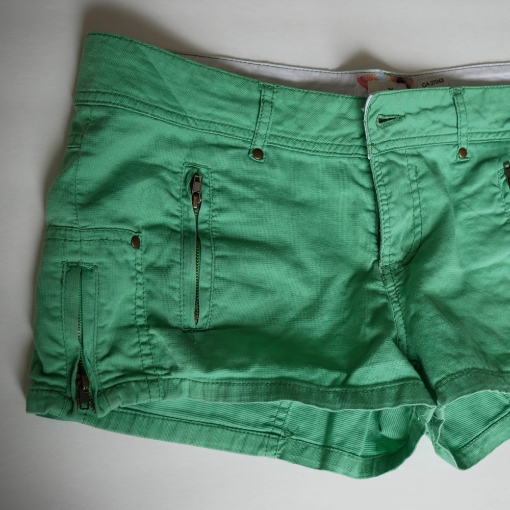 Green shorts